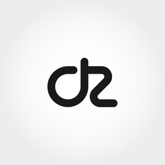 Initial Letter DZ Logo Template Vector Design
