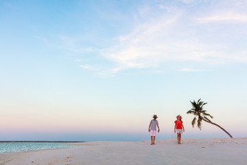 Two kids at beach