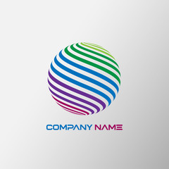 Abstract Logo Template Design Vector