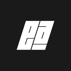Initial Letter EA Logo Design Vector