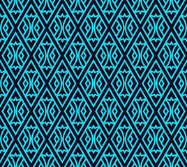 Seamless linear pattern. Stylish texture with repeating geometric shapes.