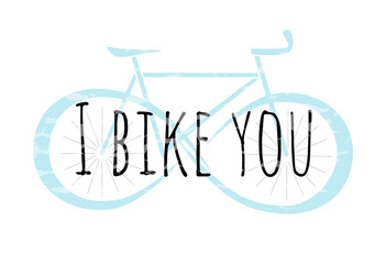 Vector bicycle infinity logo