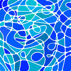 abstract vector stained-glass mosaic background