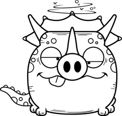 Cartoon Goofy Triceratops