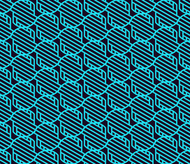 Seamless linear pattern. Stylish texture with repeating geometric shapes.