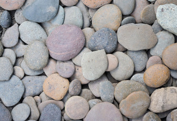 Many color of gravel rock,background.