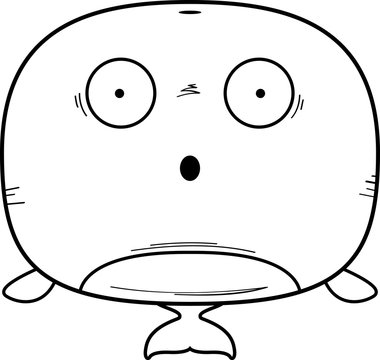 recommend clip art: Surprised Cartoon Whale