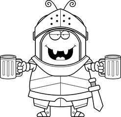 Drunk Cartoon Ant Knight