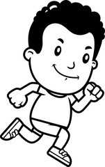 Cartoon Boy Running