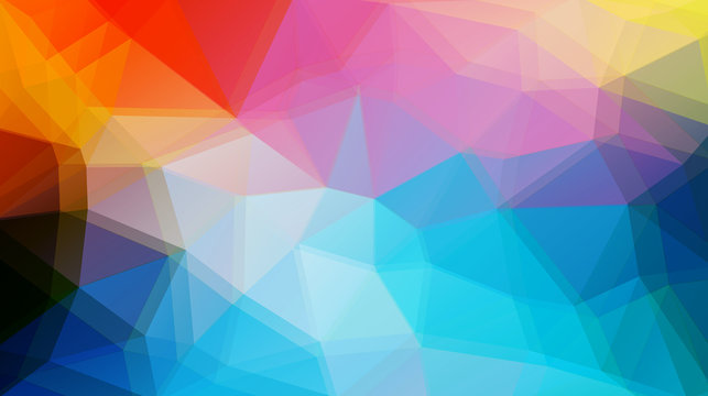 Flat triangle vector background