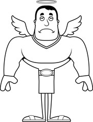 Cartoon Sad Angel