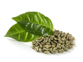Green coffee beans