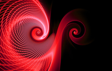 abstract fractal spiral pattern