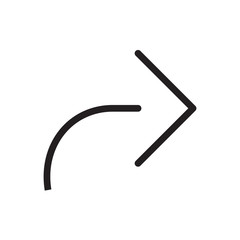 Next icon, arrows icon. Outline bold, thick line style, 4px strokes rounder edges