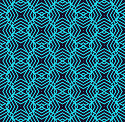 Obraz premium Seamless linear pattern. Stylish texture with repeating geometric shapes.