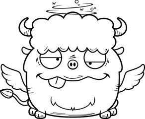 Drunk Cartoon Buffalo Wings