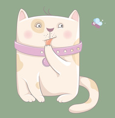 Cartoon cat