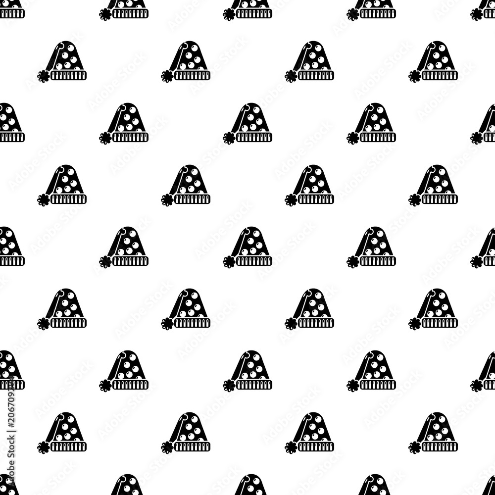Poster hat for sleep pattern vector seamless repeating for any web design