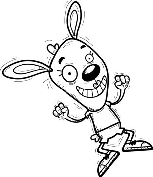 Cartoon Bunny Jumping