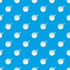 Hanami dango pattern vector seamless blue repeat for any use