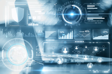 Technology and future concept