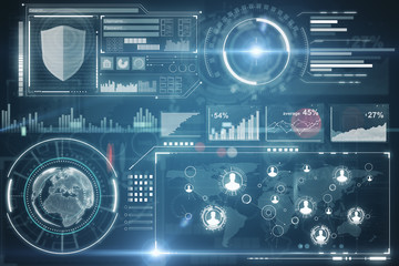 Future and web safety concept