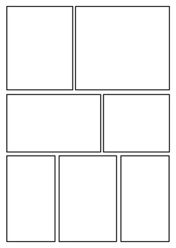 wallpapers Comic Book Template Photoshop manga storyboard layout template for