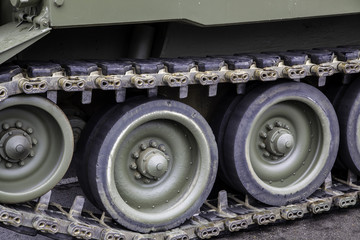 Fototapeta na wymiar Tank armed forces