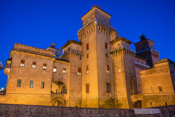 Fototapeta na wymiar Castello Estense, Ferrara