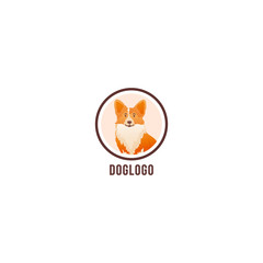 Dog logo template. 