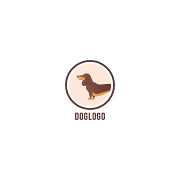 Dog logo template. 