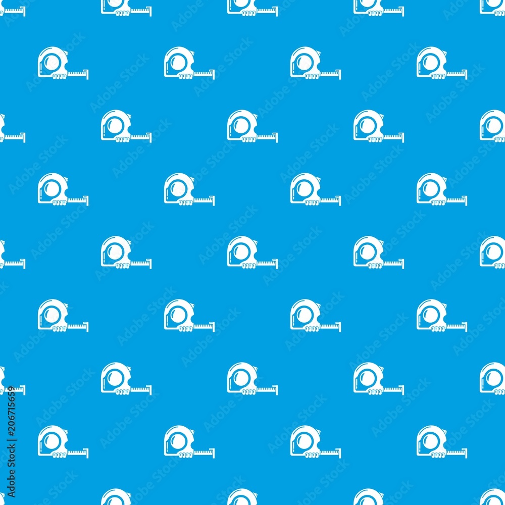 Poster yardstick pattern vector seamless blue repeat for any use