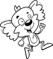 Cartoon Male Koala Running