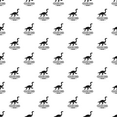 Jurassic museum pattern vector seamless repeat for any web design