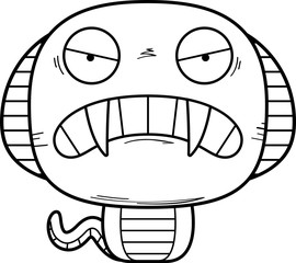 Angry Cartoon Cobra