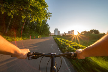 View from bikers eyes.