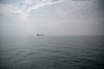Obraz premium Schiff in Sicht