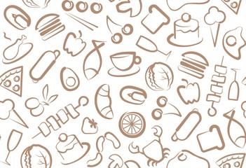 Food seamless background
