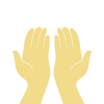 Prayer Hands Illustration Design