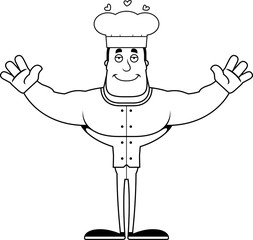 Cartoon Chef  Hug