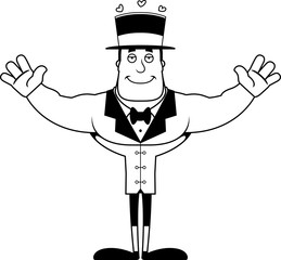 Cartoon Ringmaster  Hug