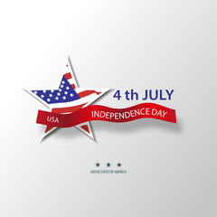 United States of America. 4th of July. Independence Day. Vector 10