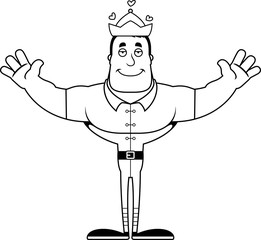 Cartoon Xmas Elf  Hug