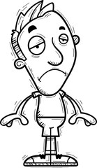 Sad Cartoon Man
