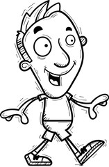 Cartoon Man Walking
