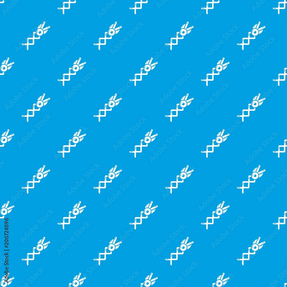 Poster spring shear pattern vector seamless blue repeat for any use
