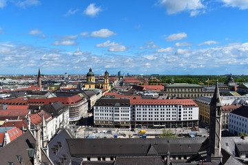 Obraz premium Aerial view. Munich. Bavaria. Germany.