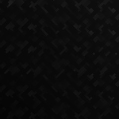 Black background. Abstract geometric template for business. Background texture with square and triangle. Vector