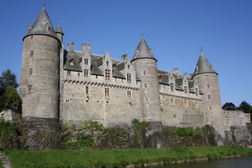 Fototapeta na wymiar château de Josselin -Bretagne