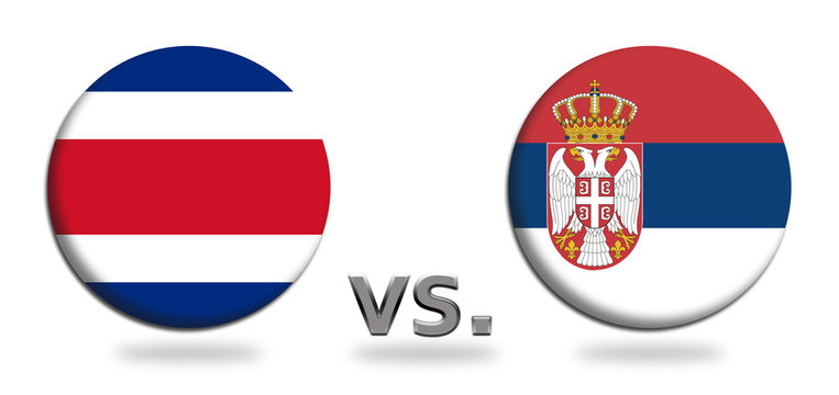 Russia 2018 Group E Costa Rica versus Serbia
